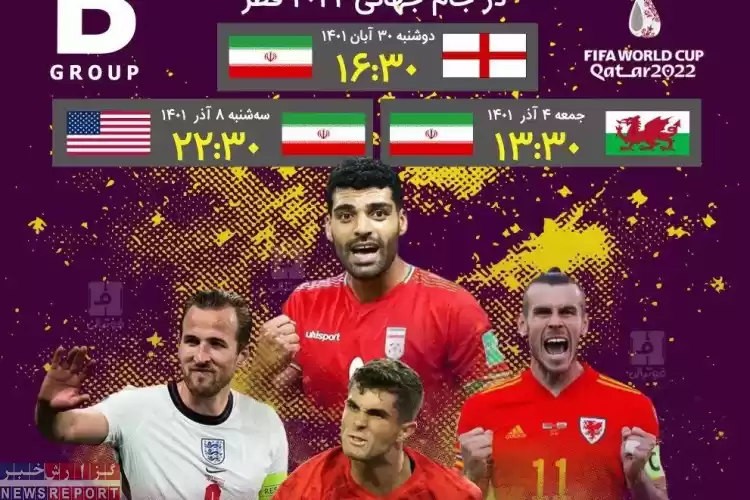 افزایش احتمالات صعود ایران به دور دوم جام جهانی قطر